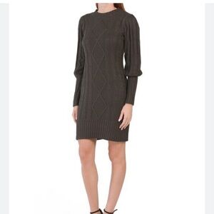 Rachel Zoe olive Green Knit Dress